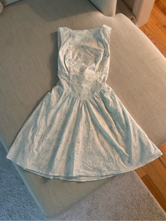 wild fable Dresses & Skirts - wild fable Pale Blue Floral Tie-Shoulder Top